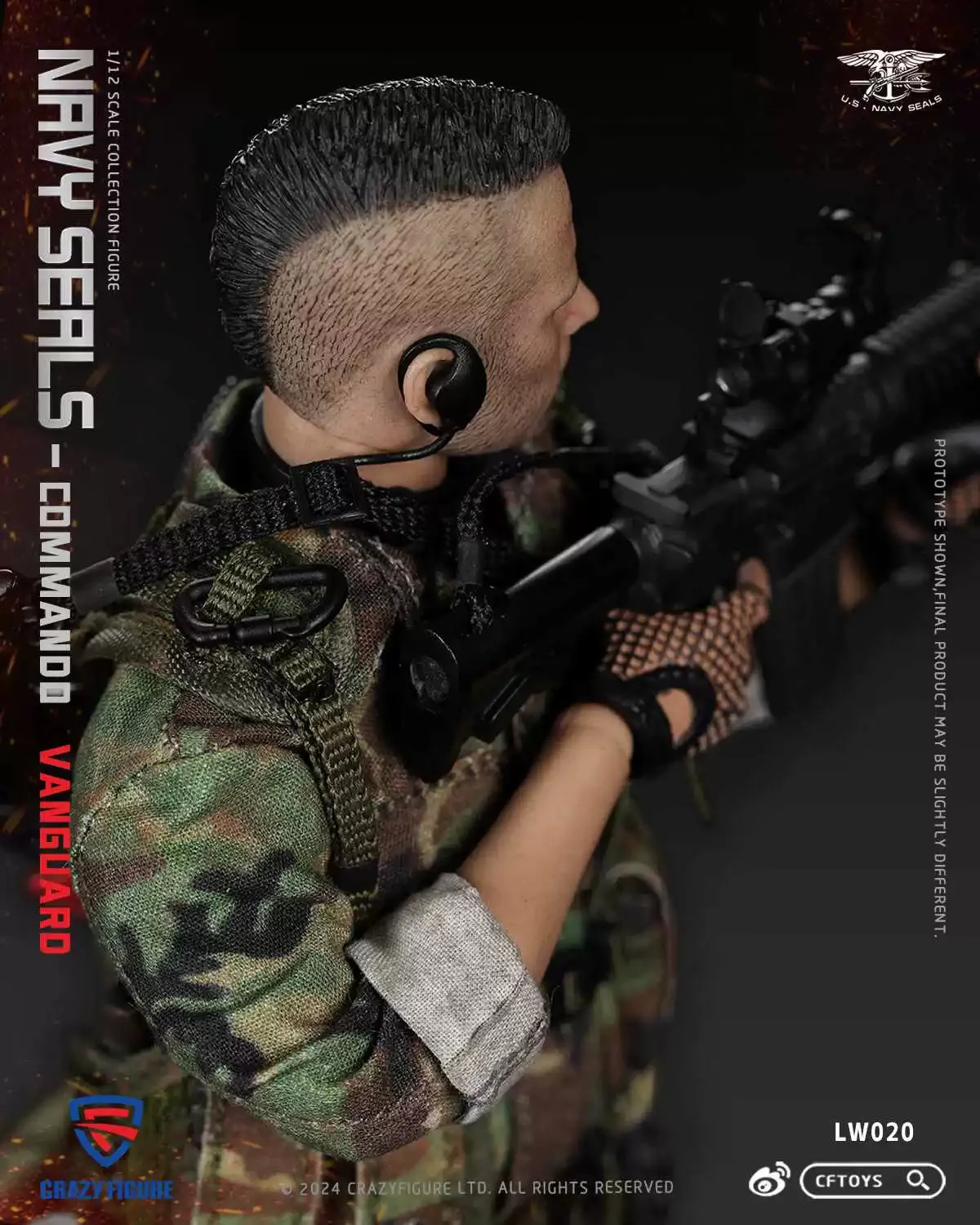 Pre-order 1/12 LWTOYS LW020 SEAL Special Assault Team-Top Soldier