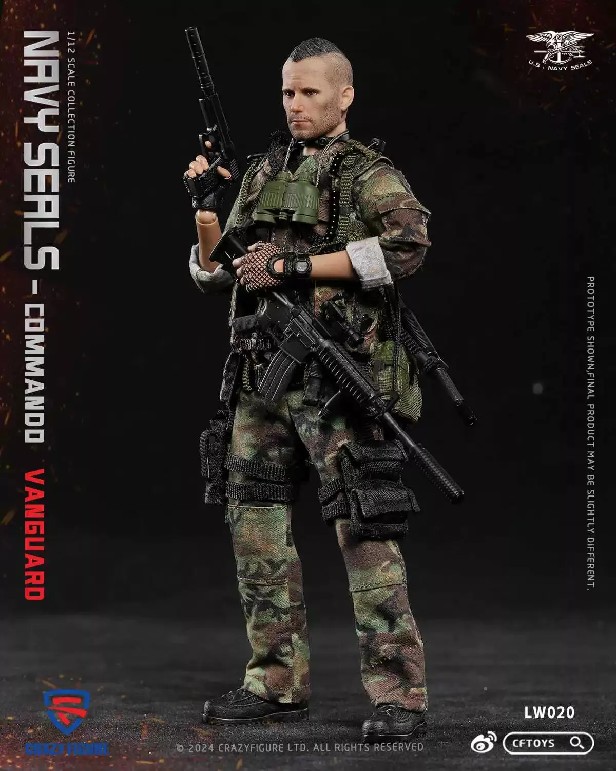 Pre-order 1/12 LWTOYS LW020 SEAL Special Assault Team-Top Soldier