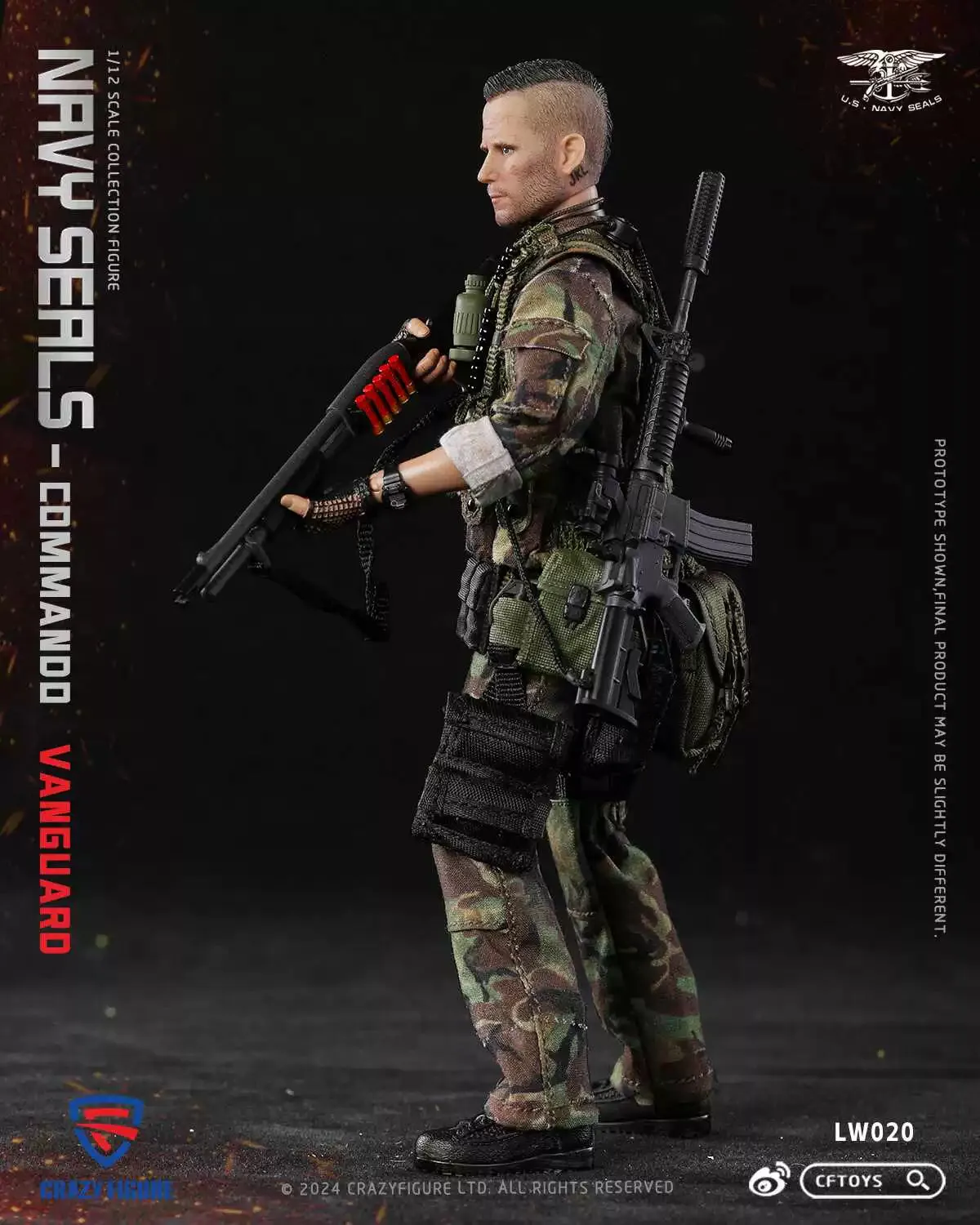 Pre-order 1/12 LWTOYS LW020 SEAL Special Assault Team-Top Soldier