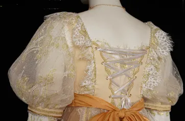 Quaint Lass~Gorgeous Wedding Lolita Flower Trailing Dress