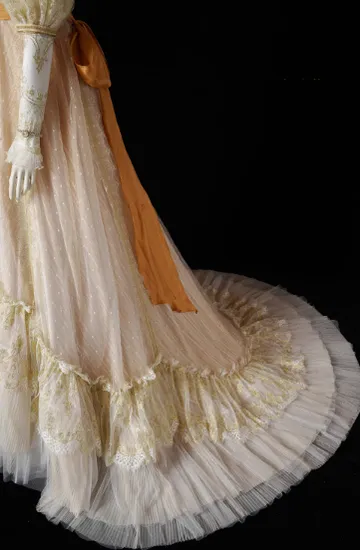 Quaint Lass~Gorgeous Wedding Lolita Flower Trailing Dress