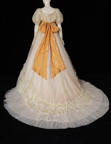 Quaint Lass~Gorgeous Wedding Lolita Flower Trailing Dress