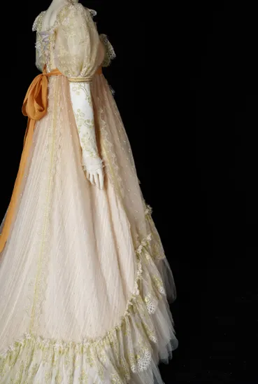 Quaint Lass~Gorgeous Wedding Lolita Flower Trailing Dress