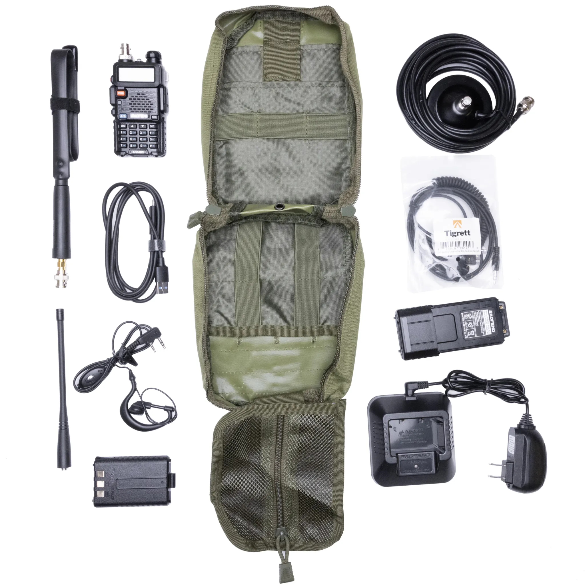 Radio Go Bag for Vehicles BF-F8HP Programmed Radio and Nagoya NA771