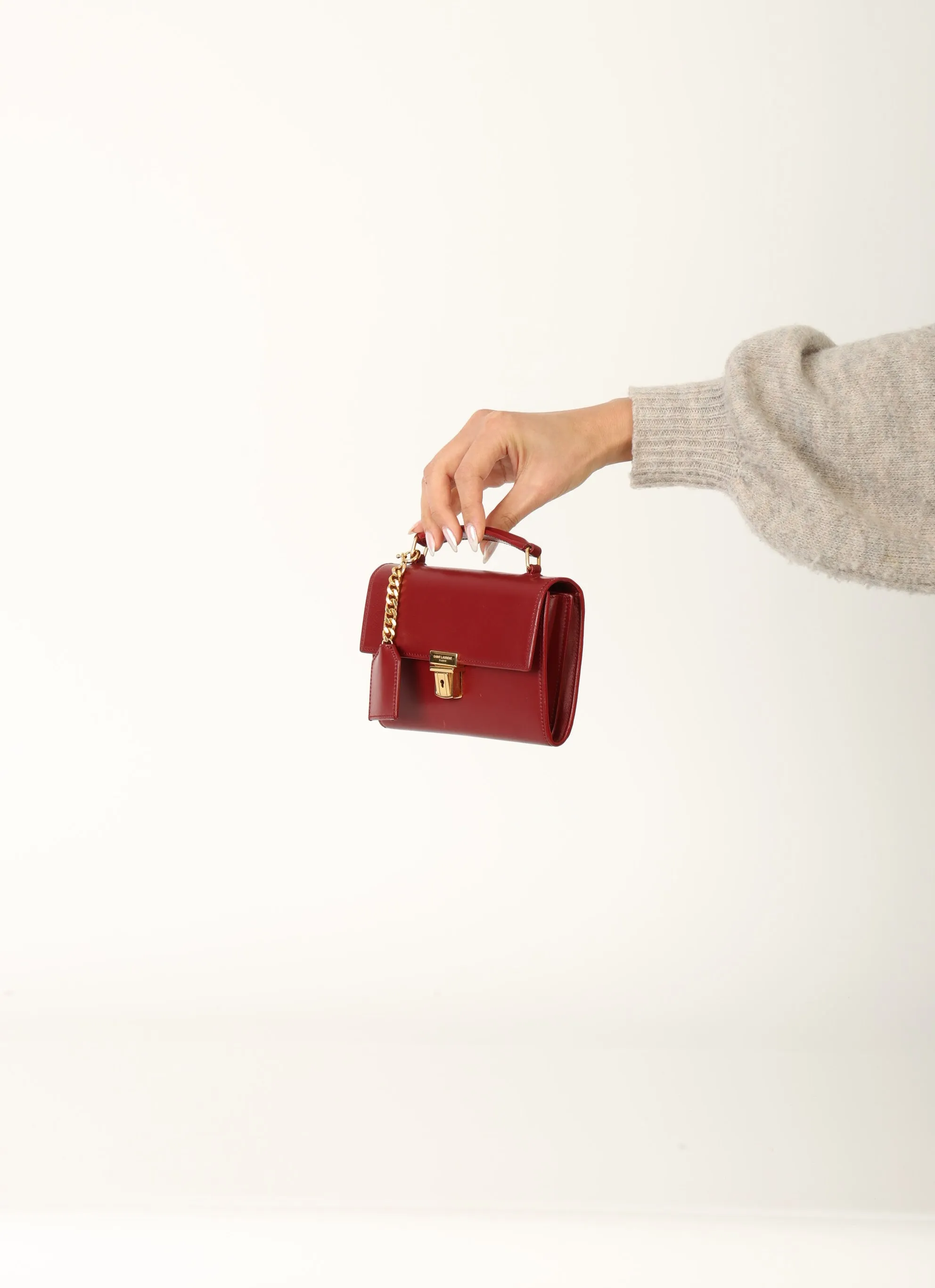 Saint Laurent Mini Briefcase Crossbody