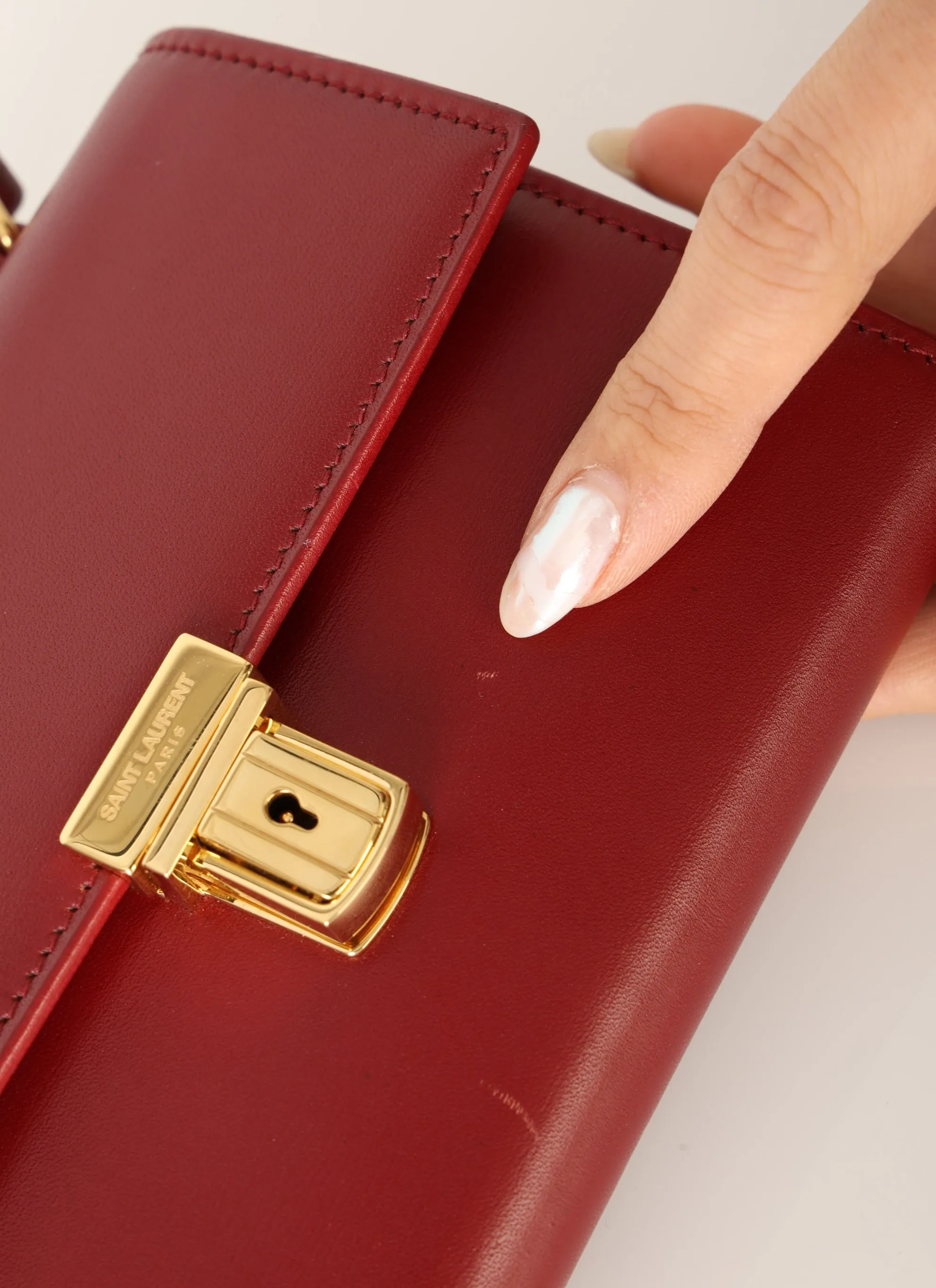 Saint Laurent Mini Briefcase Crossbody
