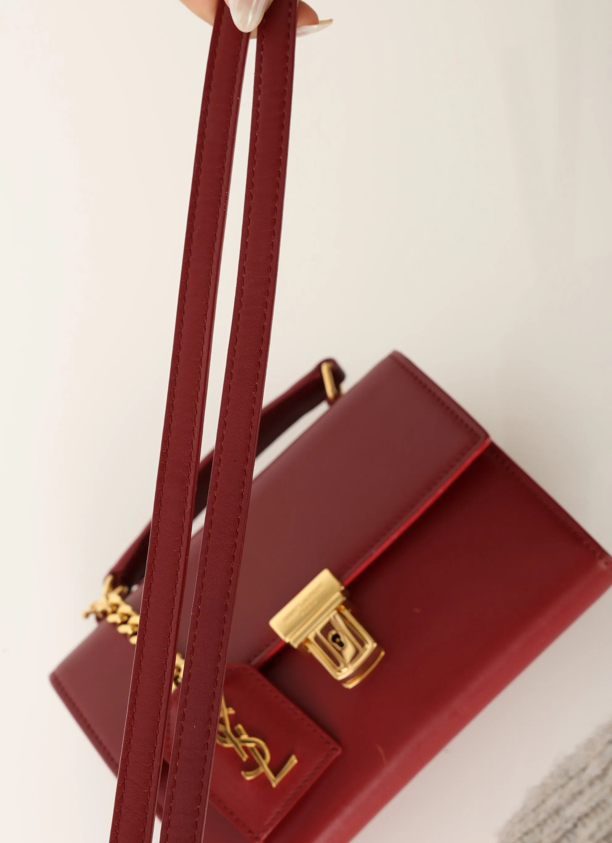 Saint Laurent Mini Briefcase Crossbody