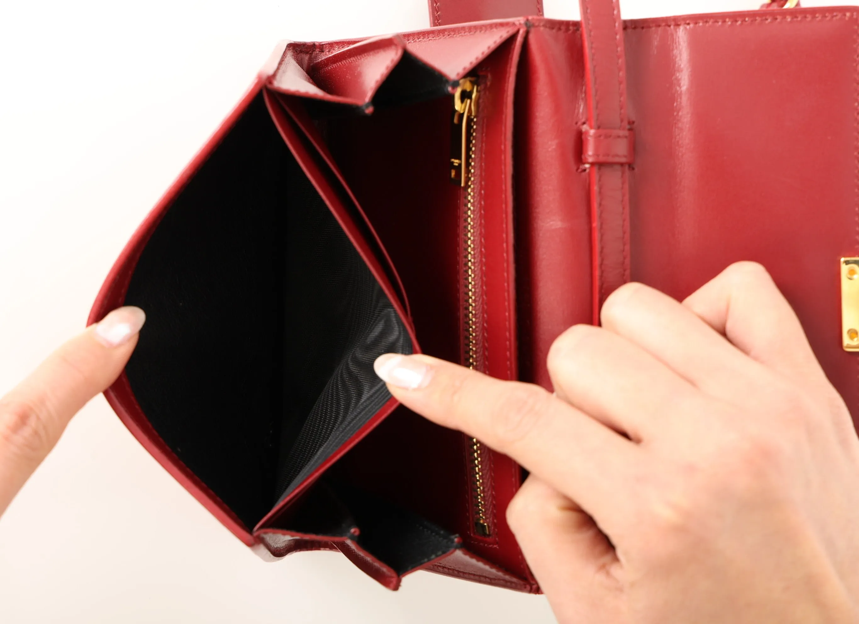 Saint Laurent Mini Briefcase Crossbody