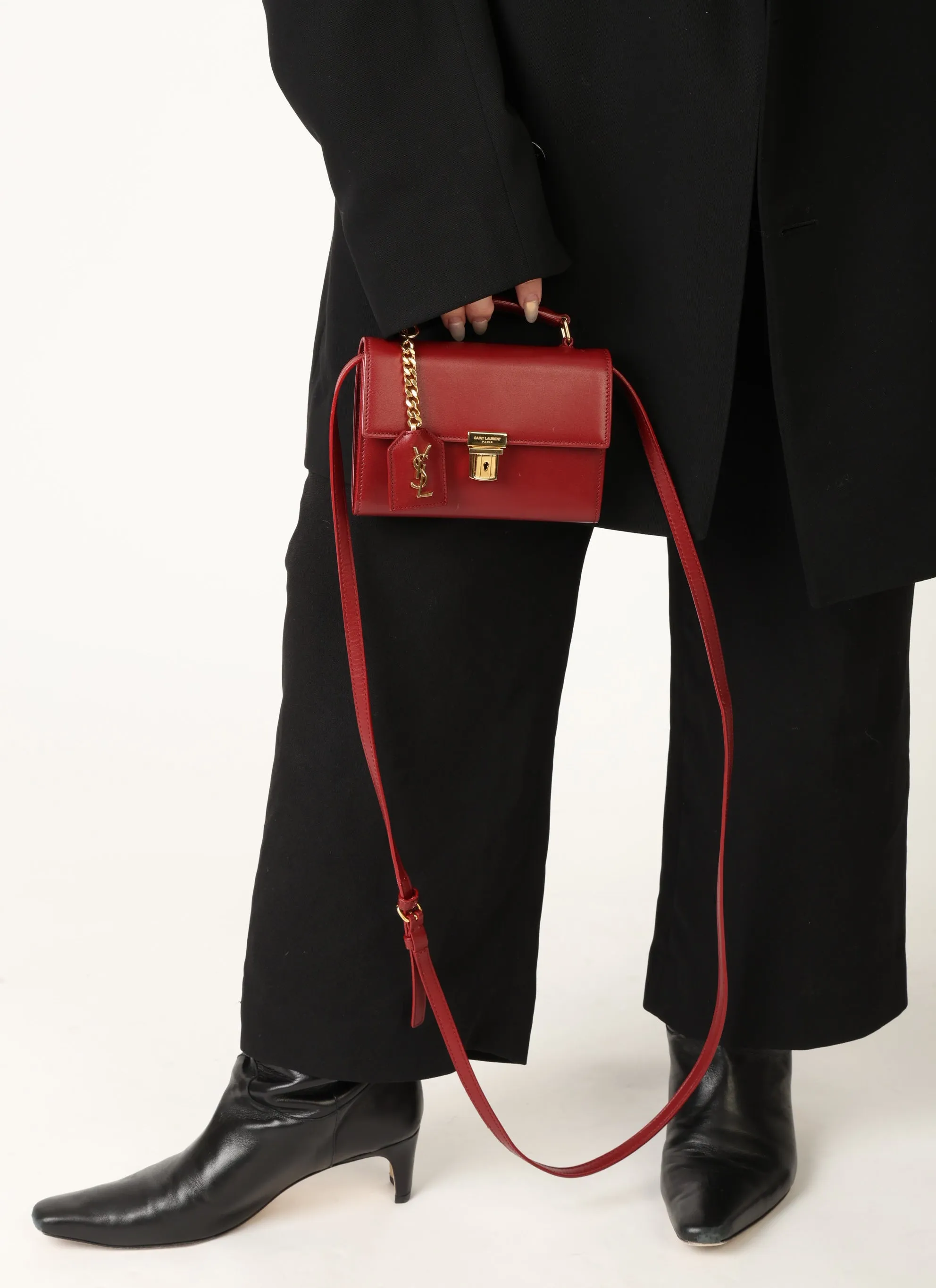 Saint Laurent Mini Briefcase Crossbody