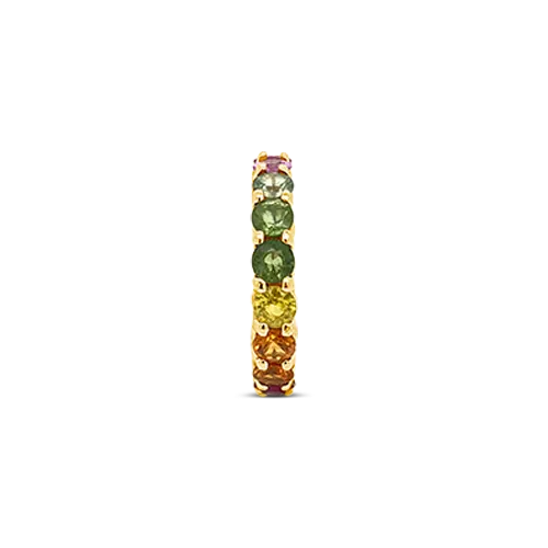 Semi-Precious Gemstone Eternity Band