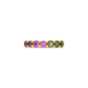 Semi-Precious Gemstone Eternity Band