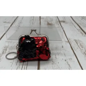 Sequin coin bag keychains
