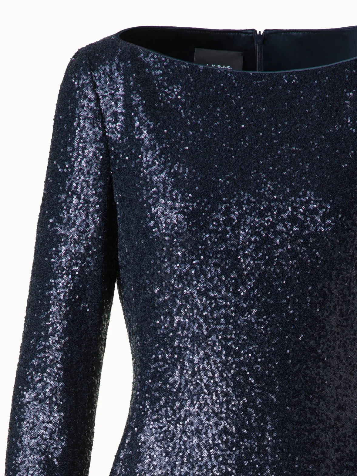Sequined Sheath Dress in A-Line