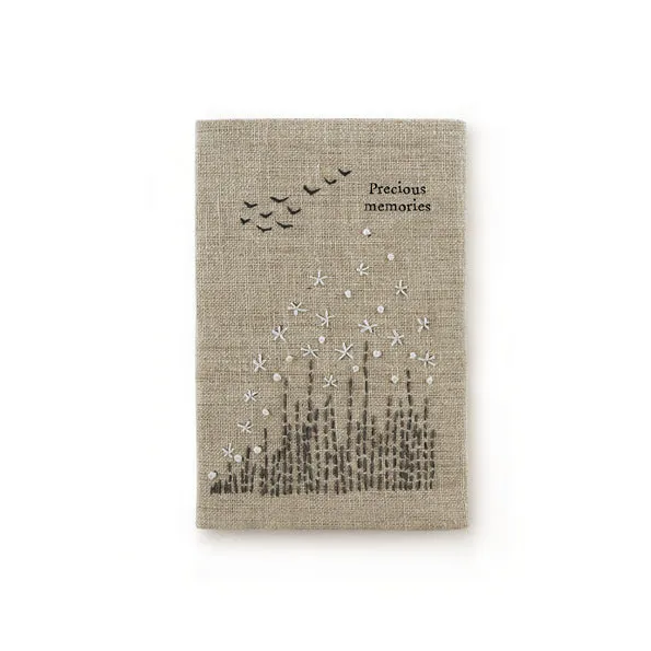 Small Linen Notebook - Precious memories