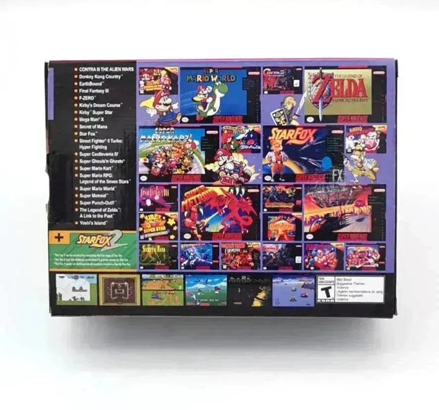 SNES Game Console 16 Bit MINI Game Console Replica