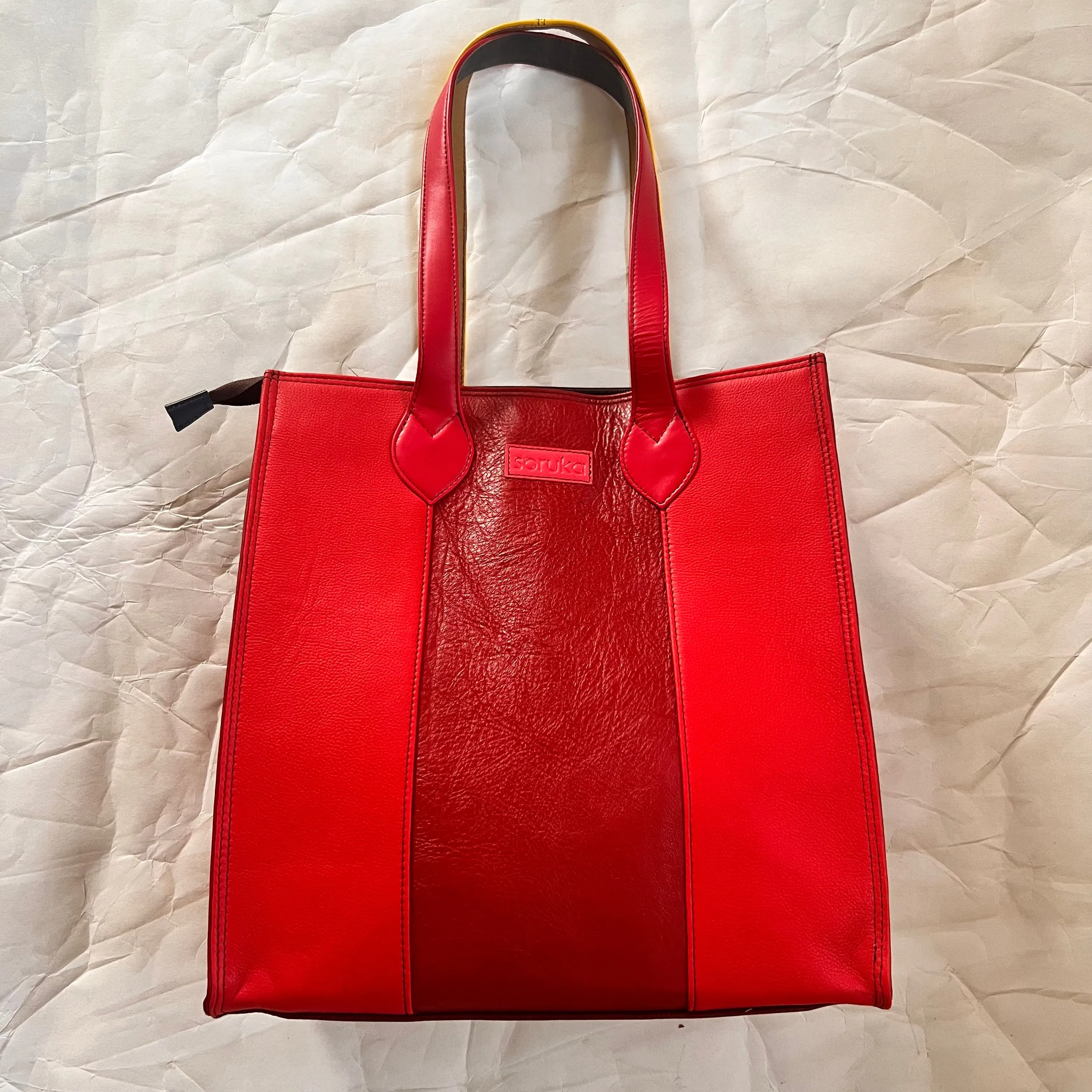 Soruka - Giselle Tote, Honey with Green