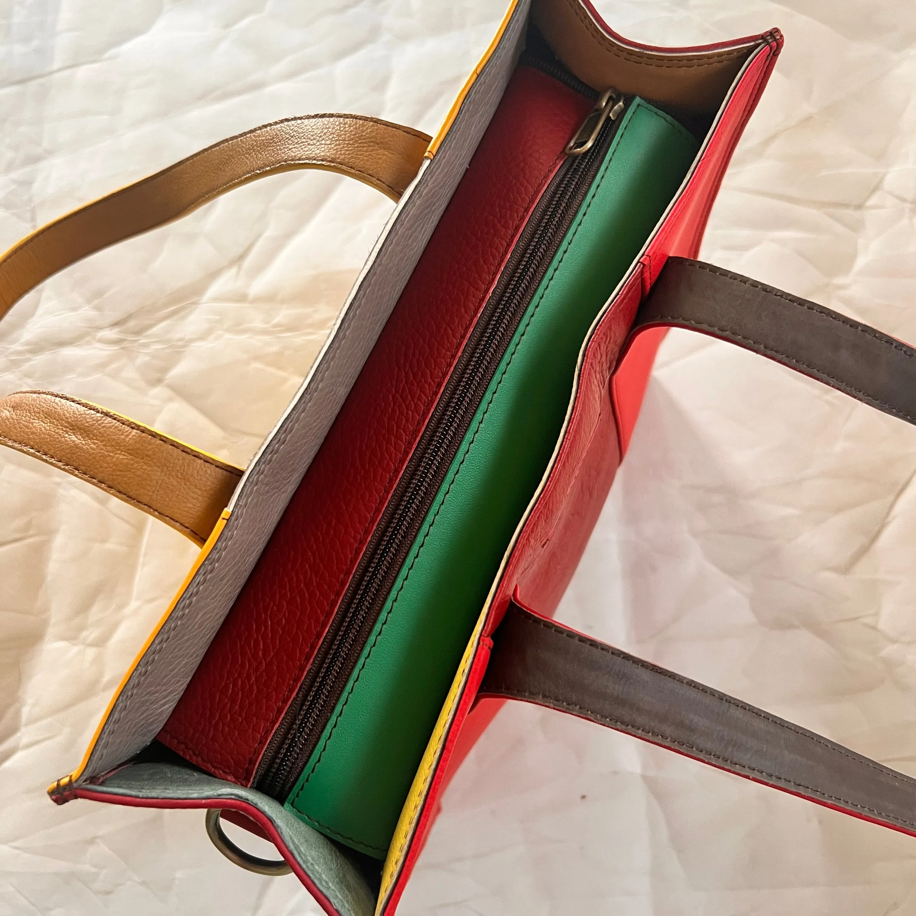 Soruka - Giselle Tote, Honey with Green