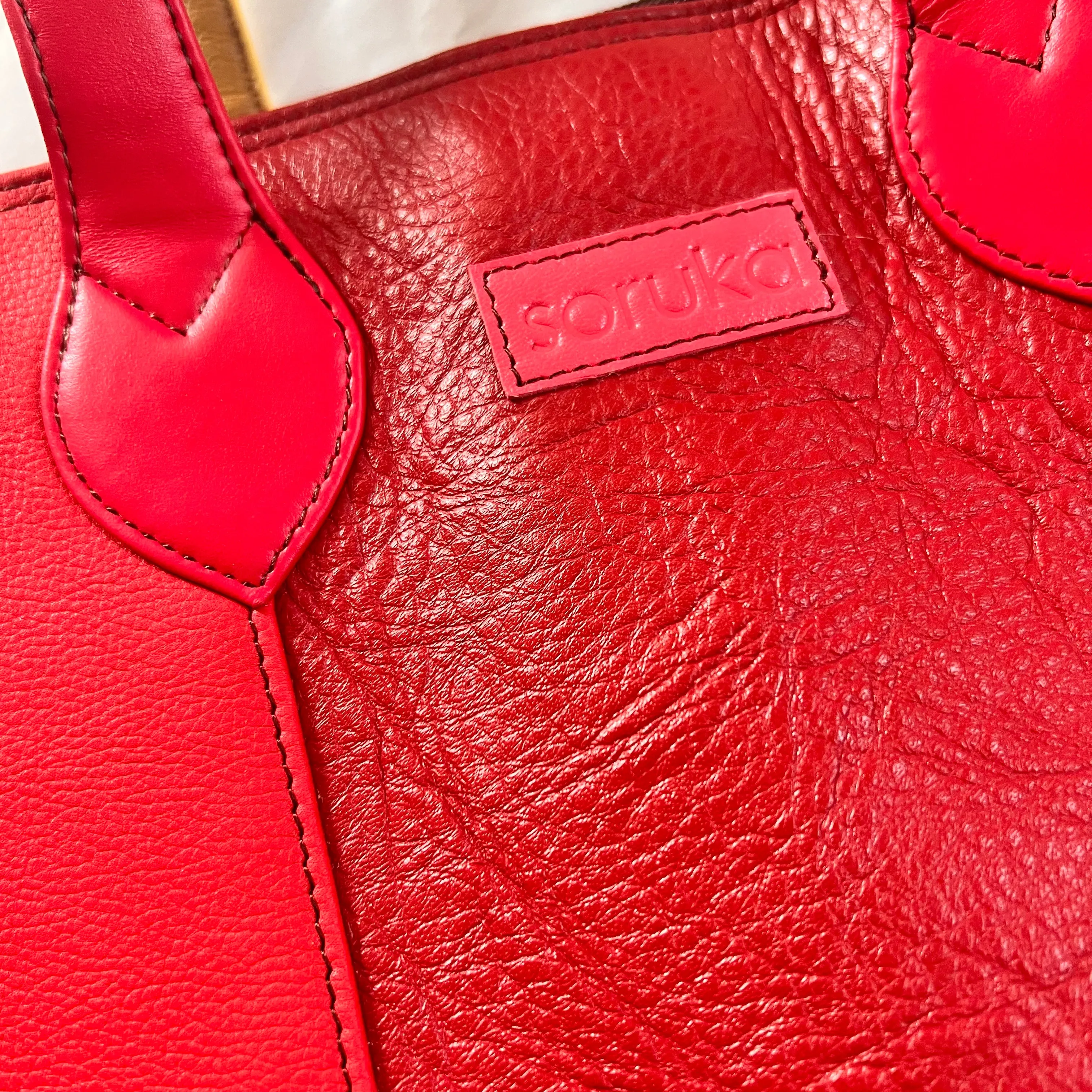 Soruka - Giselle Tote, Honey with Green