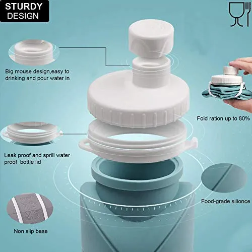 SPECIAL MADE Collapsible Water Bottles Leakproof Valve