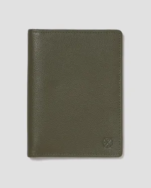 Stitch & Hide Atlas Passport Holder - Olive