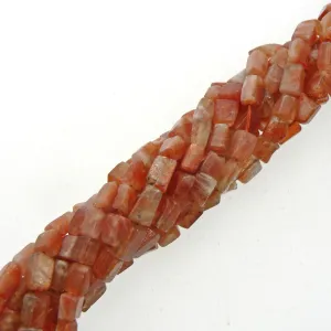 Sunstone Rectangle Beads 15" Strand