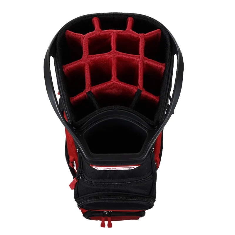 TAYLORMADE 9" Supreme Cart Bag (Black/Red)