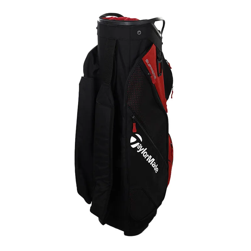 TAYLORMADE 9" Supreme Cart Bag (Black/Red)