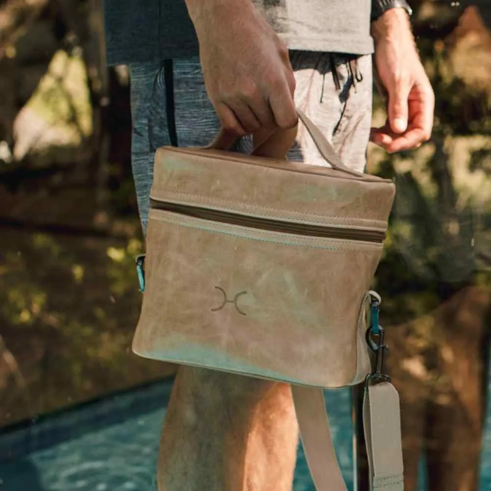 Thandana BrewSki Leather Cooler Bag