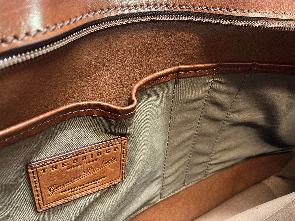 The Bridge Twin Gusset Briefcase - Style: 06436901
