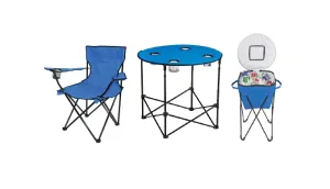 The Collapsible Collection: Cooler, Chair & Table - Great for Outdoors - Ships Quick!