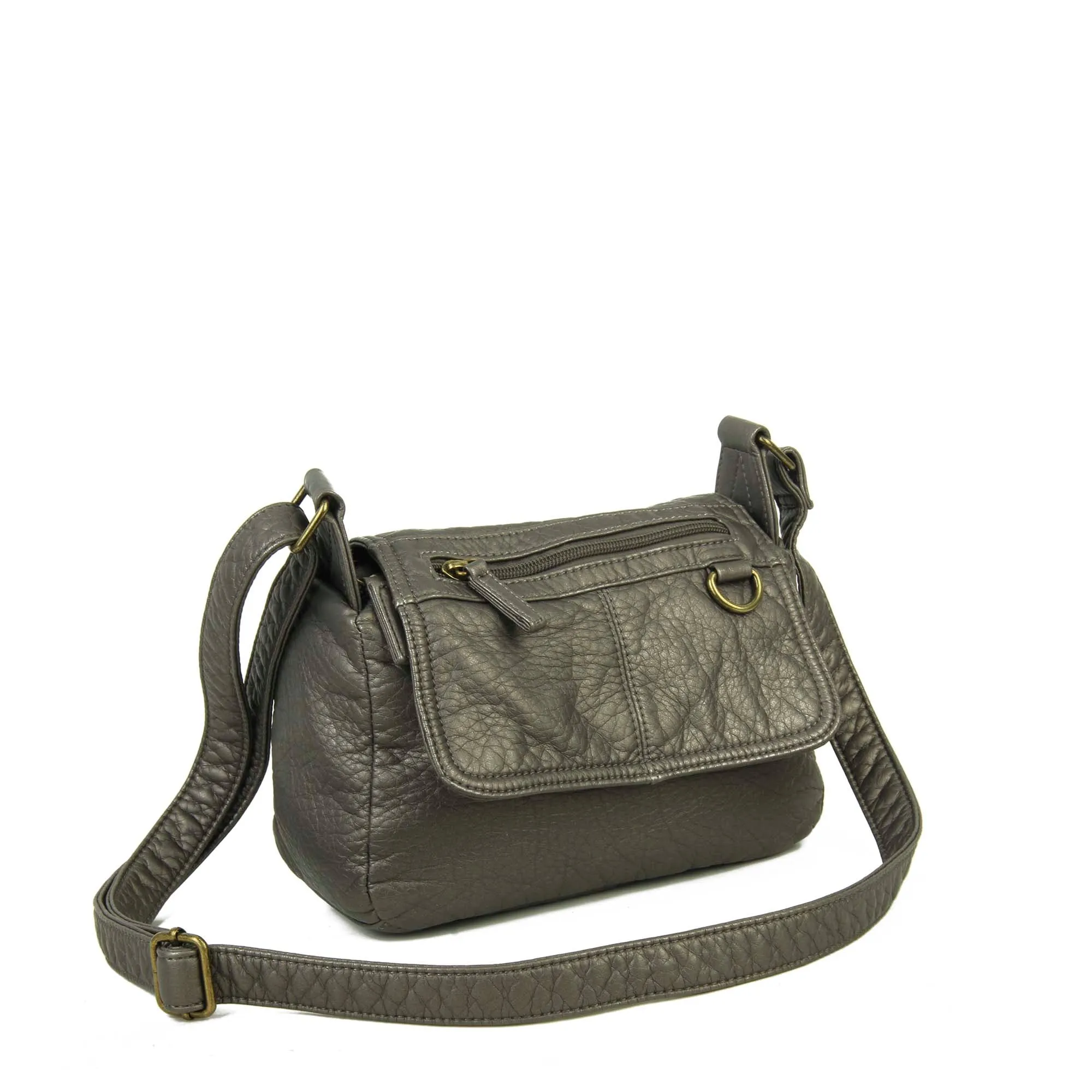 The Willma Crossbody - Dark Silver