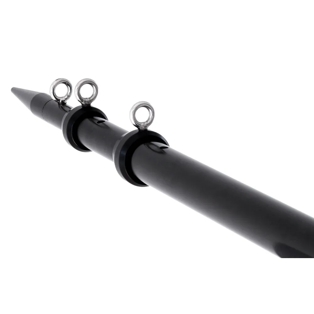 Tigress XD Telescoping Aluminum Center Rigger Pole - 12ft - Black