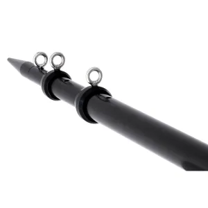 Tigress XD Telescoping Aluminum Center Rigger Pole - 12ft - Black