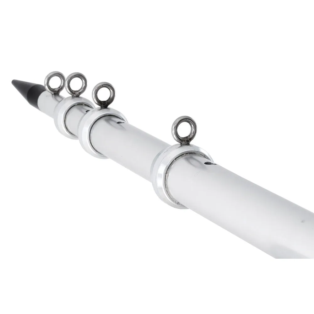 Tigress XD Telescoping Aluminum Outrigger Poles - 15ft - 1-1/2in OD Silver