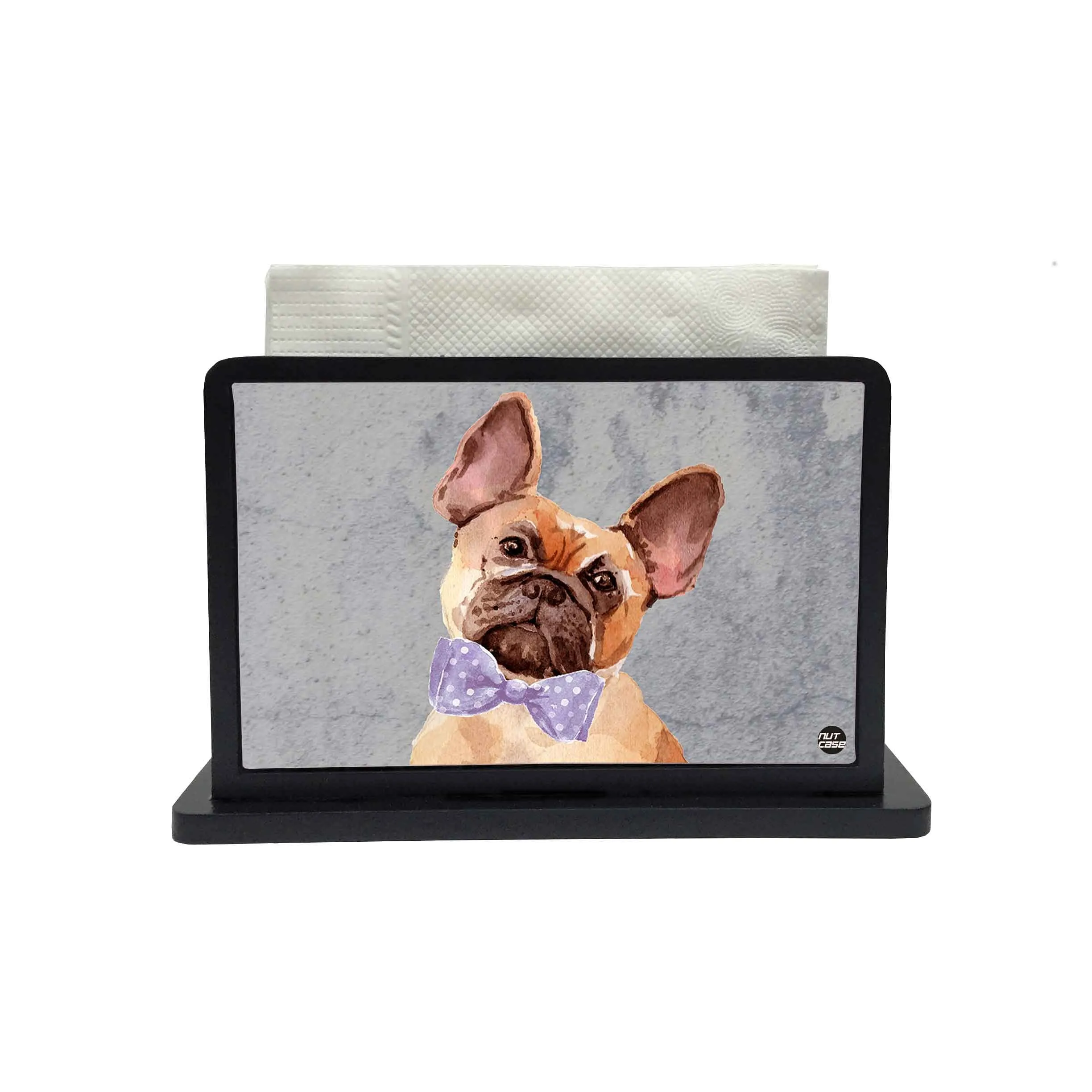 Tissue Holder Paper Napkin Stand - Sweet Dog Face