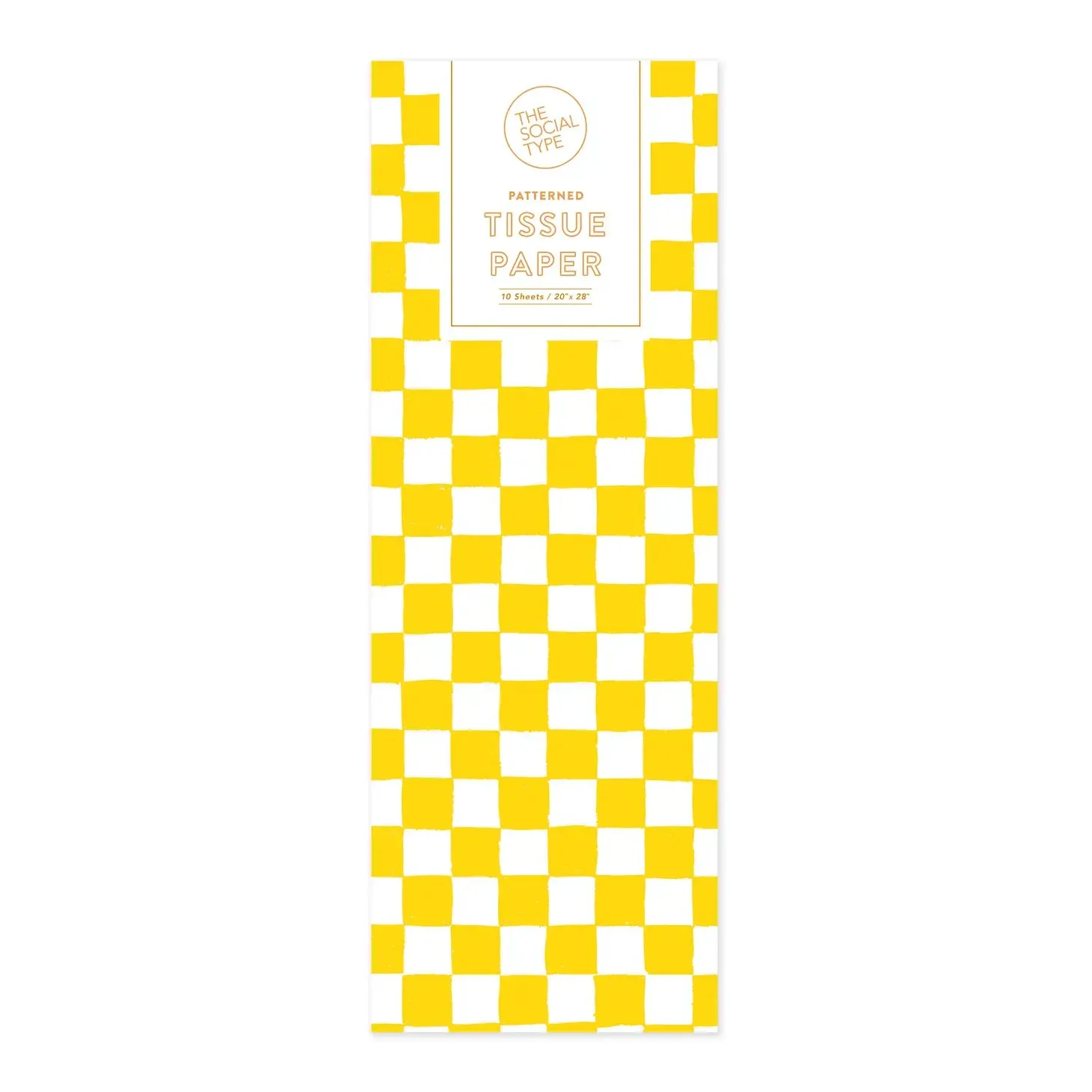Tissue - Yellow Checker