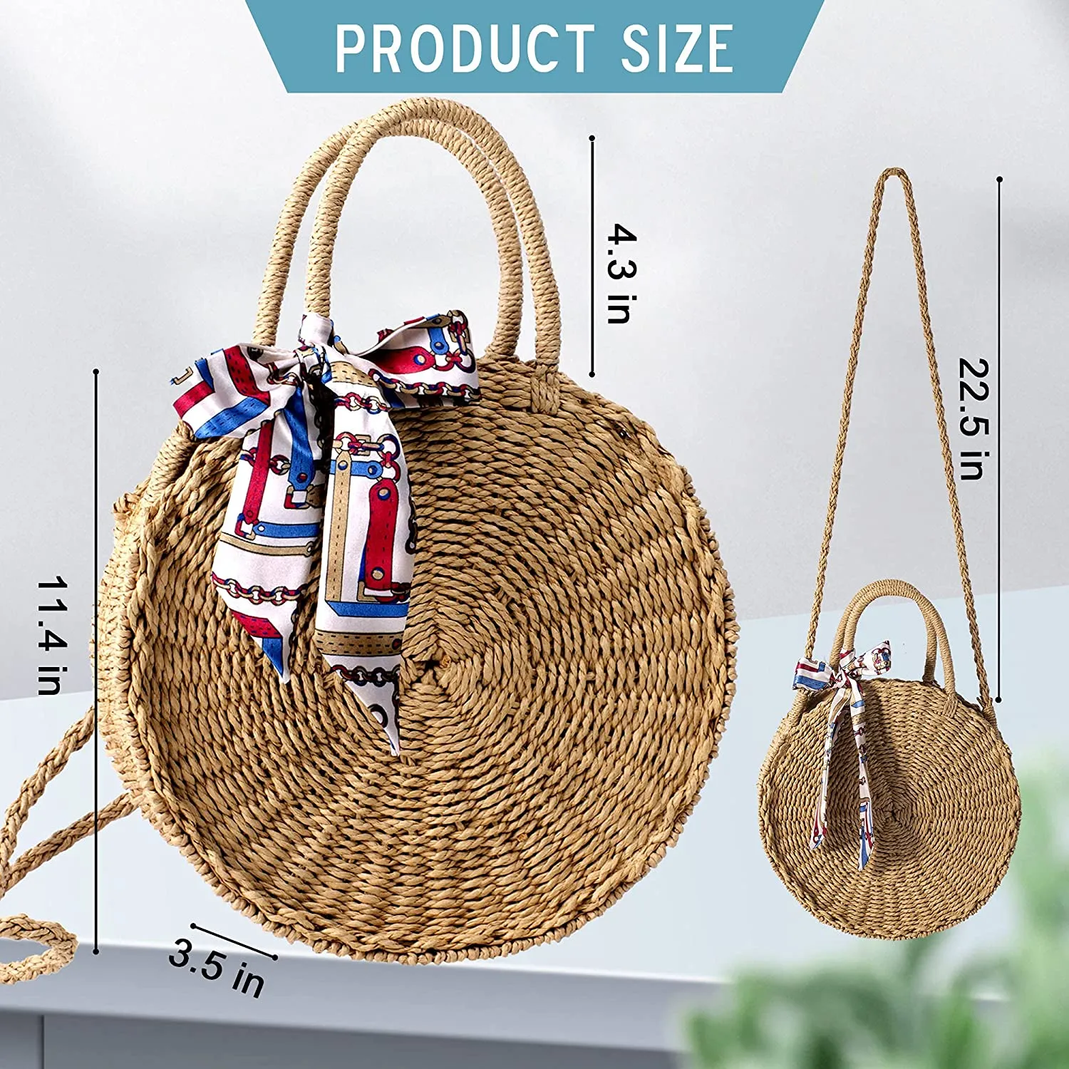 Travel Tote Purse Light Yellow Big Capacity Clutch Bags