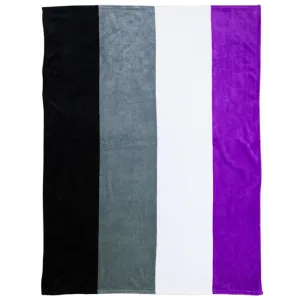 Ultra Cozy & Luxurious Asexual Pride Flag Throw Blanket