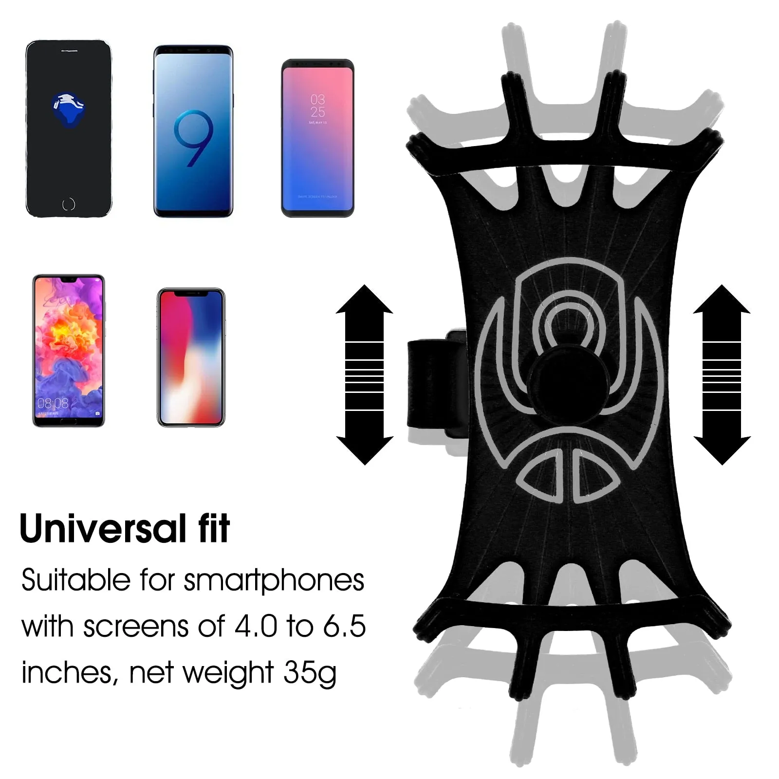 Universal Bicycle Phone Holder Handlebar Clip Stand For iPhone X XS 8 Mount Bracket Bike Phone Holder For Samsung Xiaomi Redmi
