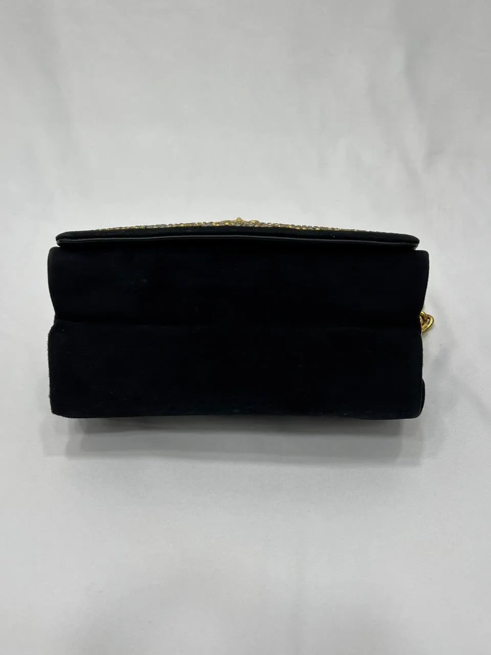 VERSACE Strass Embellished Palazzo Medusa Chain Bag