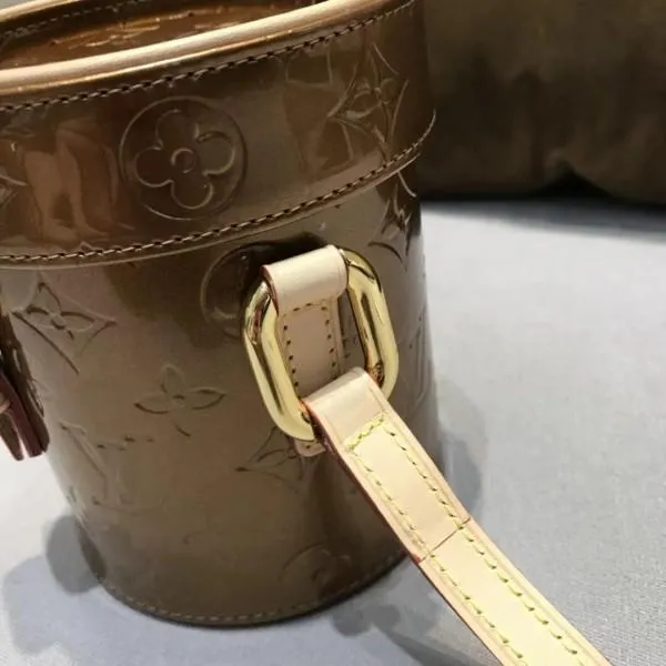 Vintage Monogram Vernis Mini Container Bag Caramel 2019