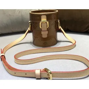 Vintage Monogram Vernis Mini Container Bag Caramel 2019