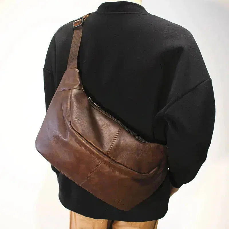 Vvsha  Christmas Gift One-shoulder Crossbody Motorcycle Bag