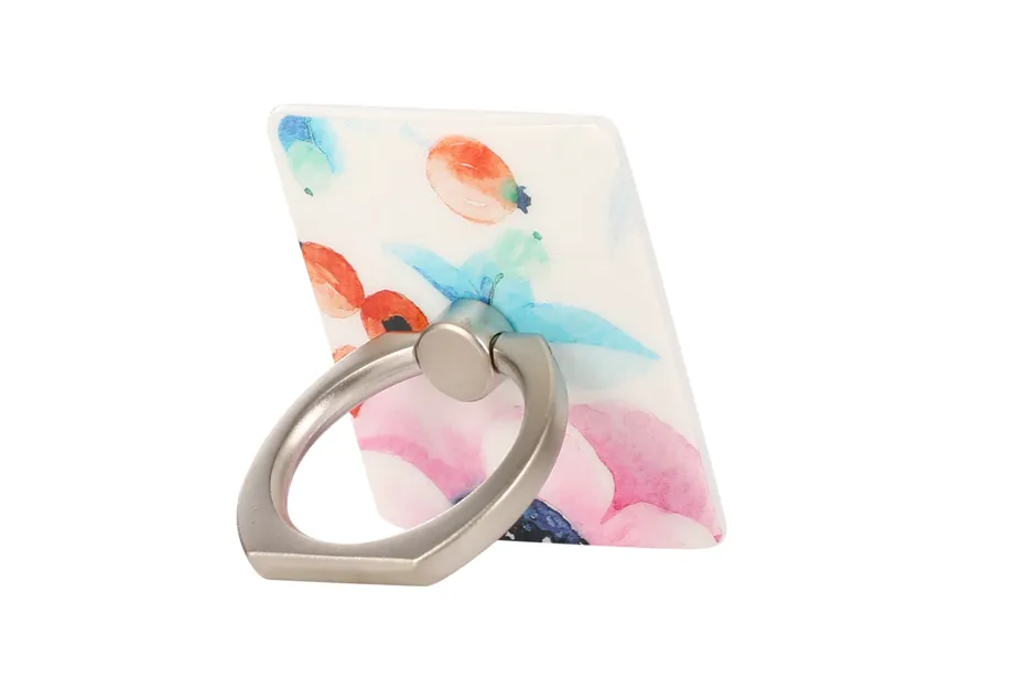 Watercolor Floral Ring Holder