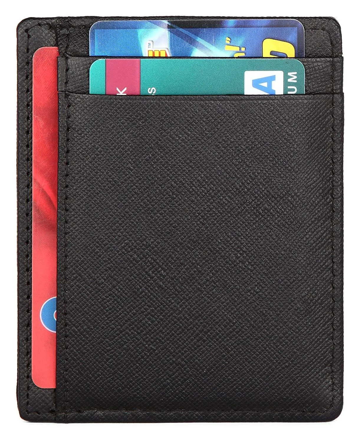 WildHorn Black Credit Card Case