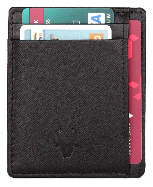WildHorn Black Credit Card Case
