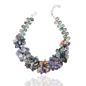 Wisteria Semi Precious Necklace - Abalone