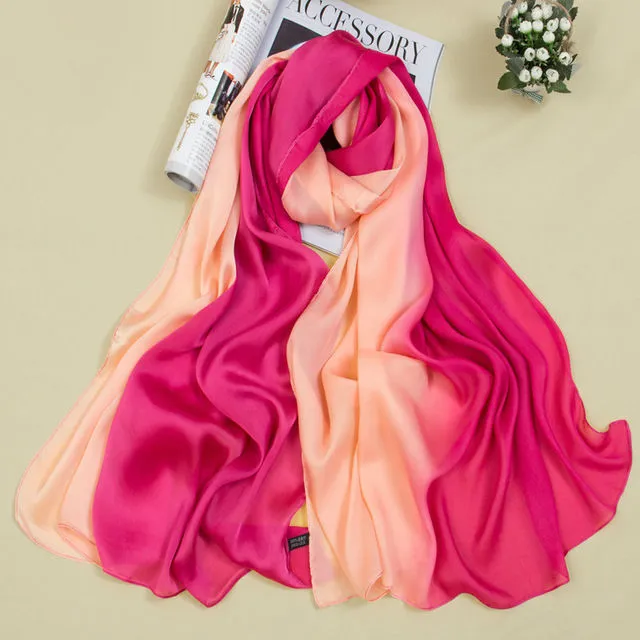 Women's Luxurious Two-tone Scarf