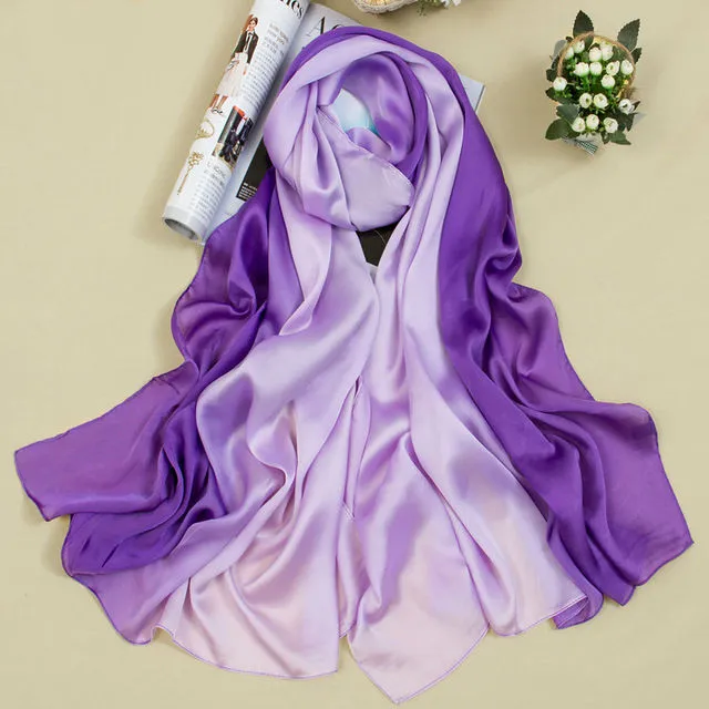 Women's Luxurious Two-tone Scarf