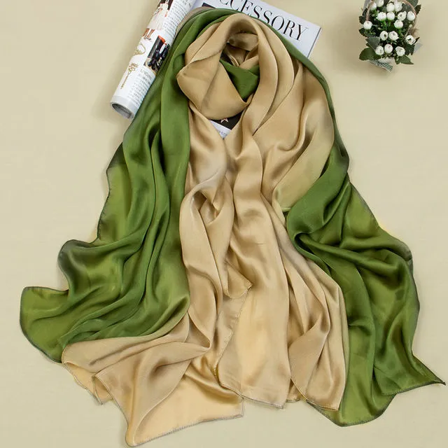 Women's Luxurious Two-tone Scarf
